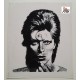 "David BOWIE"    Adesivo    (23.0  X  20.0  cm. / anni '80 /  NUOVO -  VINTAGE)