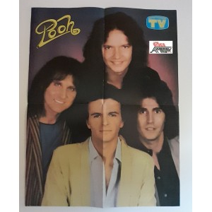 POOH   /  MIGUEL BOSE'   /   Poster  bifacciale   "SORRISI & CANZONI TV"