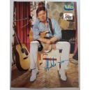 UMBERTO TOZZI   - Da  TI AMO  a NELL'ARIA C'E'  / Poster  con autografo  "TUTTO "