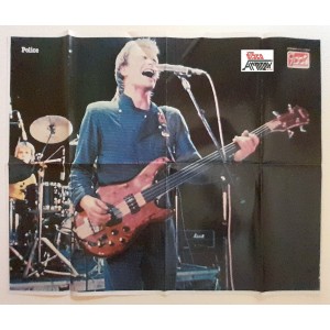 POLICE  - poster  allegato  a  CIAO   2001  al   n. 13   del  1980