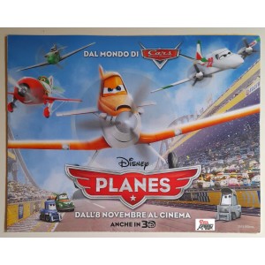 PLANES   - Walt Disney      Brochure promo film  - con giochi   /  2013 -  Nuovo
