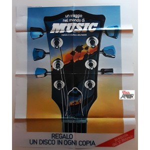 MUSIC   mensile di musica e...  poster supplemento al n.7 / 1979  di  CIAO  2001