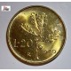 Moneta  da Lire 20 del 1970 - REPUBBLICA ITALIANA  (Ramo di Quercia/ Circolata)