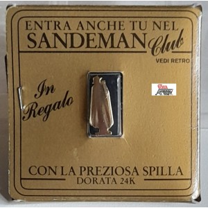 SANDEMAN  Club - spilla   Dorata  24K  (1,8   X  0,7cm.)  NUOVA   con involucro