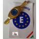 Ferma cravatta   " EUROPA UNITA"   / 5,5 x 1,5  cm  NUOVO