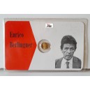 ENRICO BERLINGUER - Moneta celebrativa in bagno d'Oro blister sigillato