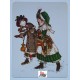 STAMPE AUTOADESIVE  di NATALE   4 pezzi  - per vetri  23 X 17 cm - Nuove Vintage