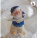 BOULE DE NEIGE (Palla di neve)  BABBO NATALE  -    NUOVO  come da foto