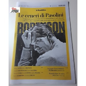 LE CENERI DI PASOLINI  allegato ROBINSON di "La  REPUBBLICA  "   del 19.10. 2025