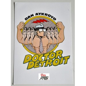 DOCTOR DETROIT    -   Dan Aykroyd   -   Cartolina promozionale del  film