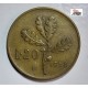 Moneta  da Lire 20 del 1958 - REPUBBLICA ITALIANA  (Ramo di Quercia/ Circolata)