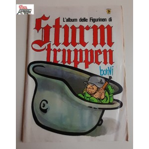 L' album Figurine di  STURMTRUPPEN - BONVI - Edi. CORNO  Novembre  1977  Completo