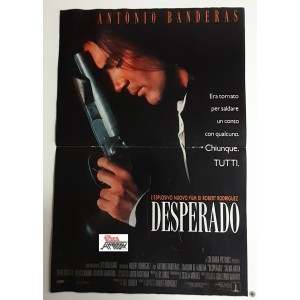 "DESPERADO"  Antonio Banderas   Poster promo  film  allegato a Sorrisi e Canzoni