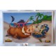 IL GIRO DEL MONDO  con  TIMON e PUMBAA  cartoline promo VHS  WALT DISNEY   4 pz.