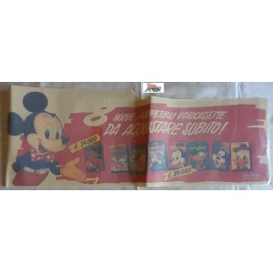 IO SONO TOPOLINO  - Vetrofania  promo  della serie Disney  in VHS