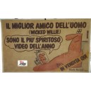 "IL  MIGLIO AMICO DELL' UOMO"  -   vetrofania   promo  VHS  del   1990