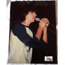 ALBERTO FORTIS  -  Maxi foto  in concerto   lucida   40 X 30 cm.  anni '80    Nuova