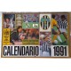 "JUVENTUS  Calendario 1991 "   L'albo d'Oro dei campionati Italiani .... (Nuovo)