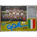 GOAL  Calendario campionato  '81 - ' 82  distribuito  SORRISI e CANZONI  (Nuovo)