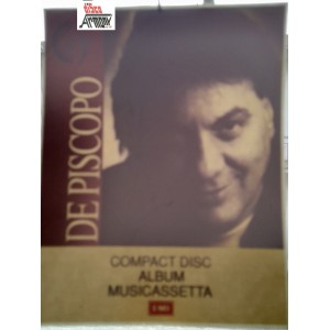 TULLIO DE PISCOPO    "DE PISCOPO"  - vetrofania   promo   album del 1991