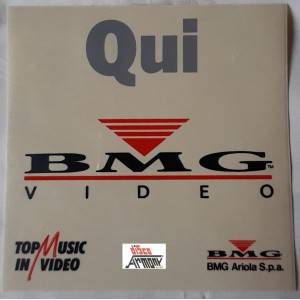 "BMG VIDEO" -  Adesivo promo    16,0  X   16,0  cm