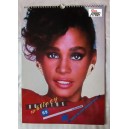 WHITNEY  HOUSTON   calendario fotografico da muro   1989   (Nuovo)