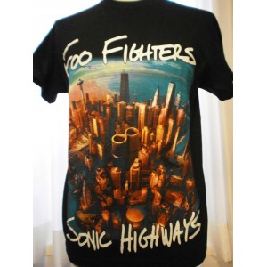 FOO FIGHTERS - Sonic Highways   (T-shirt nuova  Uomo  Taglia S)    