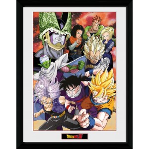 Dragon Ball Z - Cell Saga (Stampa In Cornice 30x40 Cm)