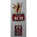 SAGOMATO PUBBLICITARIO PLASTIFICATO BIFACCIALE del Film - "LA CARICA DEI 101"