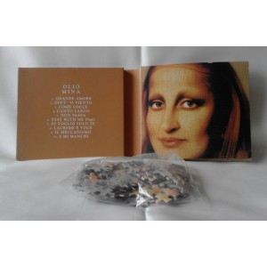 copertina vuota del cd : MINA - Olio (con puzzle nuovo celofanato  /  no CD)