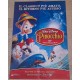  Brochure del film  in versione dvd / blu-ray  "PINOCCHIO  70° ANNIVERSARIO"  + poster - Walt Disney
