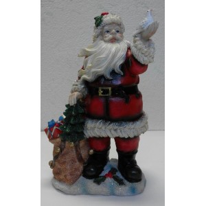 BABBO NATALE  resina con carillon